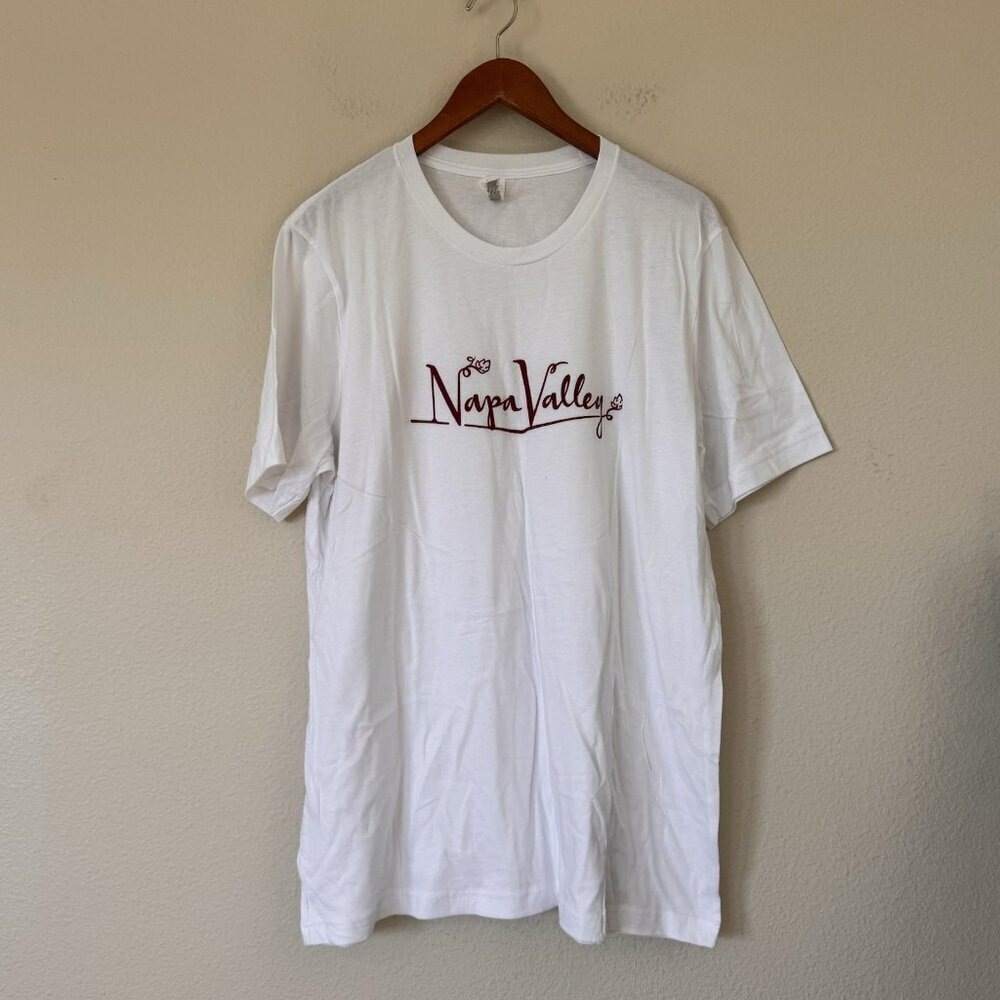 Napa Valley White Shirt Bella Canvas Shirts Size XL - Picture 4 of 4